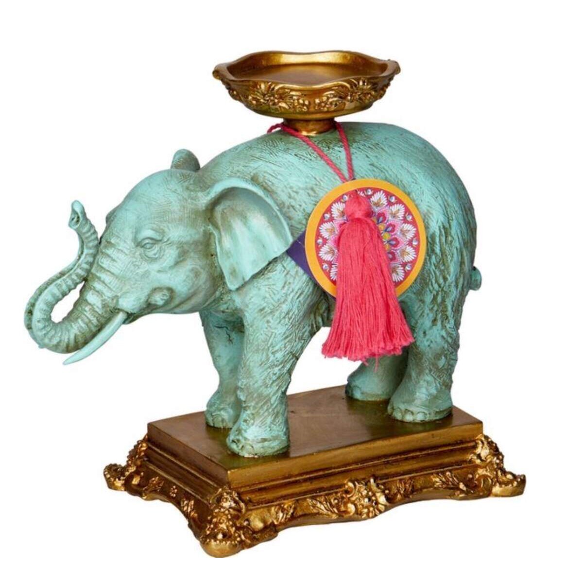 Die Spiegelburg Kerzenständer Elefant I love India