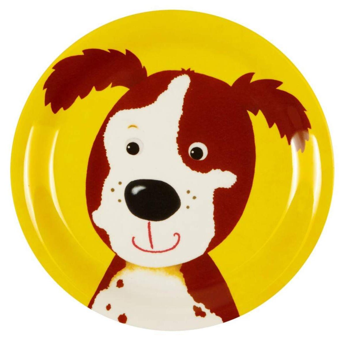Die Spiegelburg Kleiner Melamin-Teller Hund Freche Rasselbande