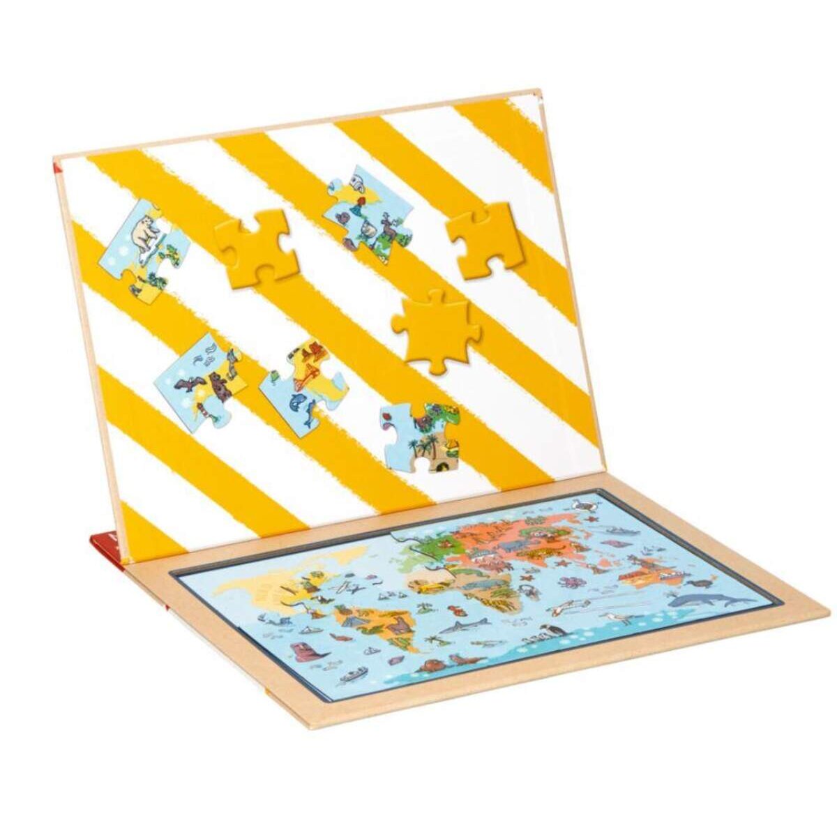 Die Spiegelburg Magnetpuzzle "Wir gehen auf Reisen!" Reisezeit Kids, 30 Teile