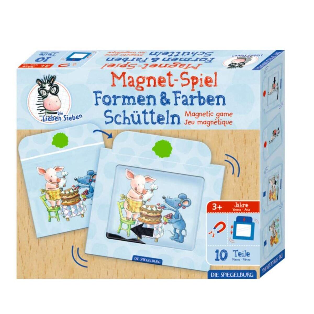 Die Spiegelburg Magnetspiel Formen & Farben Schütteln Die Lieben Sieben