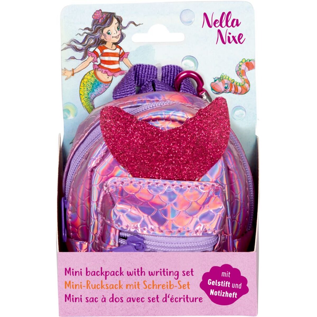 Die Spiegelburg Mini-Rucksack mit Schreib-Set - Nella Nixe