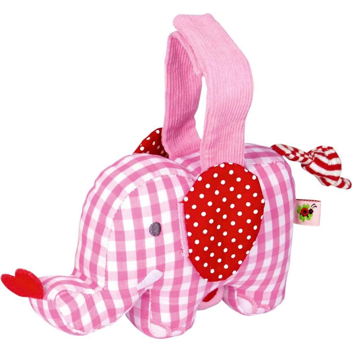 Die Spiegelburg Mini-Spieluhr Elefant BabyGlück, rosa