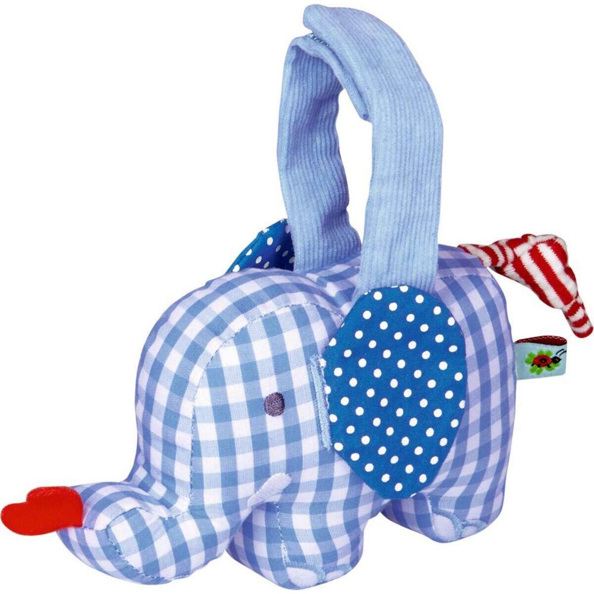 Die Spiegelburg Mini-Spieluhr Elefant BabyGlück, hellblau