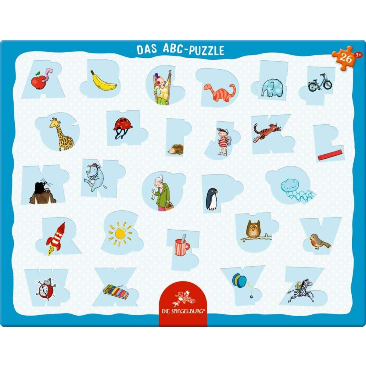 Die Spiegelburg Rahmenpuzzle Das ABC, 26 Teile