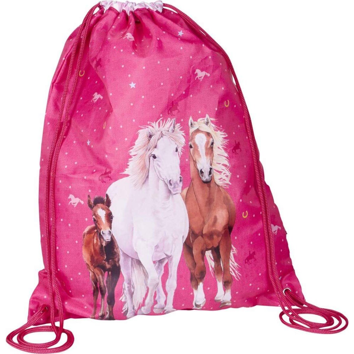 Die Spiegelburg Sportbeutel Pferdefreunde, pink