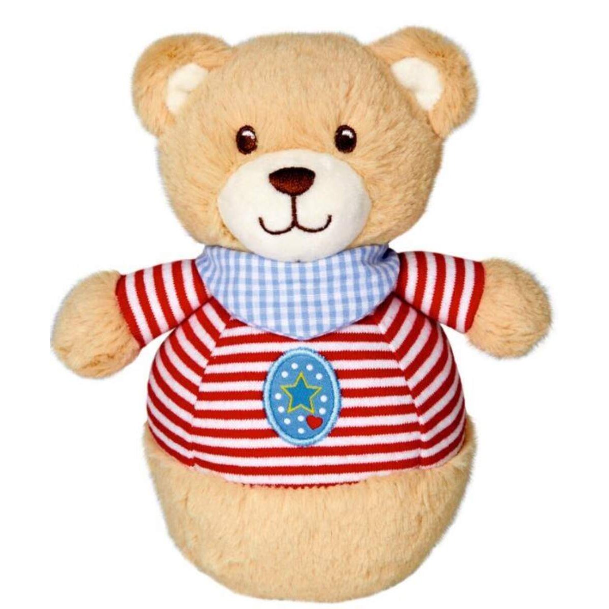 Die Spiegelburg Steh-auf-Teddy mit Glockenspiel BabyGlück