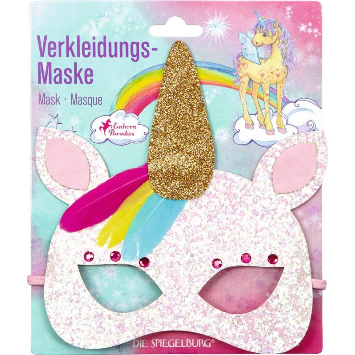 Die Spiegelburg Verkleidungsmaske Einhorn-Paradies