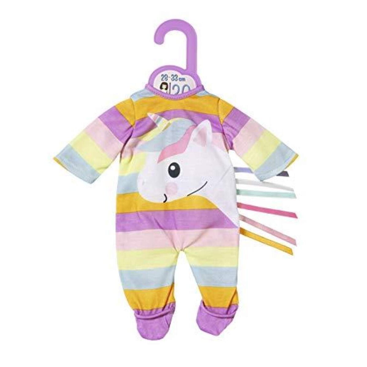 Dolly Moda Einhorn Strampler 30 cm