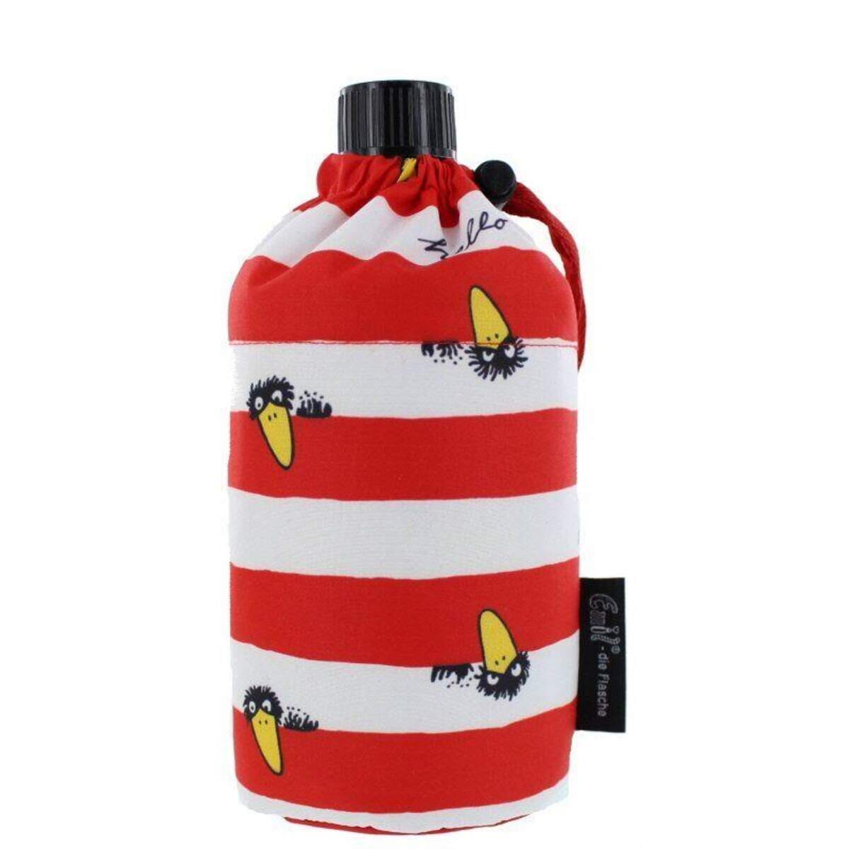 Emil Glas-Trinkflasche Rabe rot 0,3L