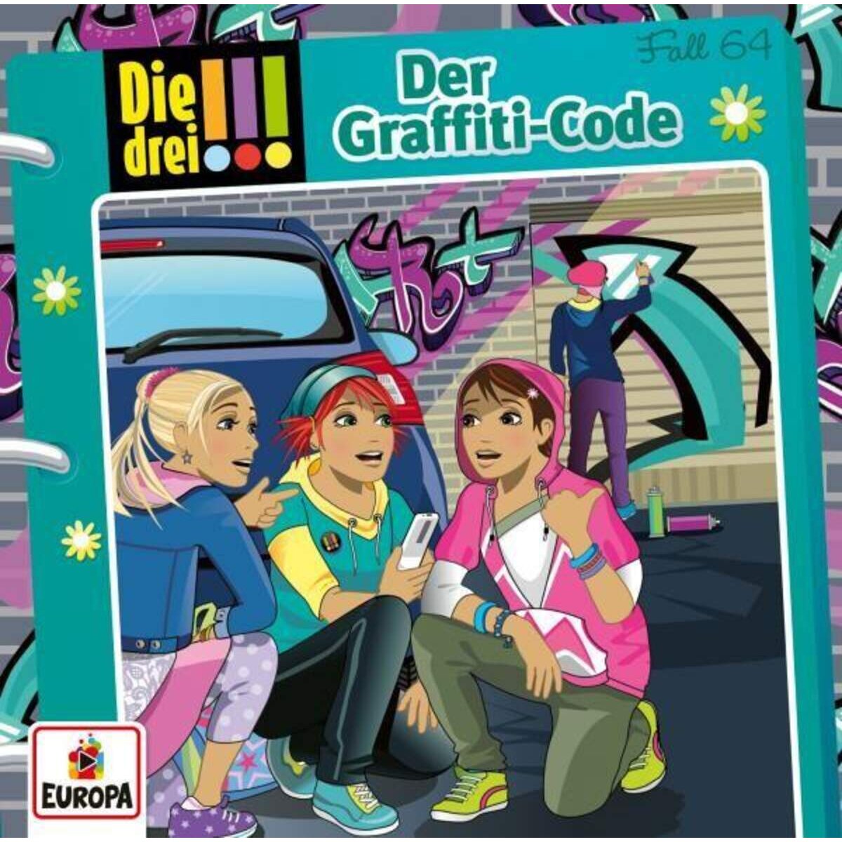Europa Hörspiel-CD Die Drei !!! Folge 64 - Der Graffiti-Code