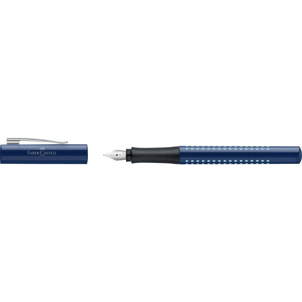 Faber-Castell Füller GRIP 2010, M, blau-hellblau