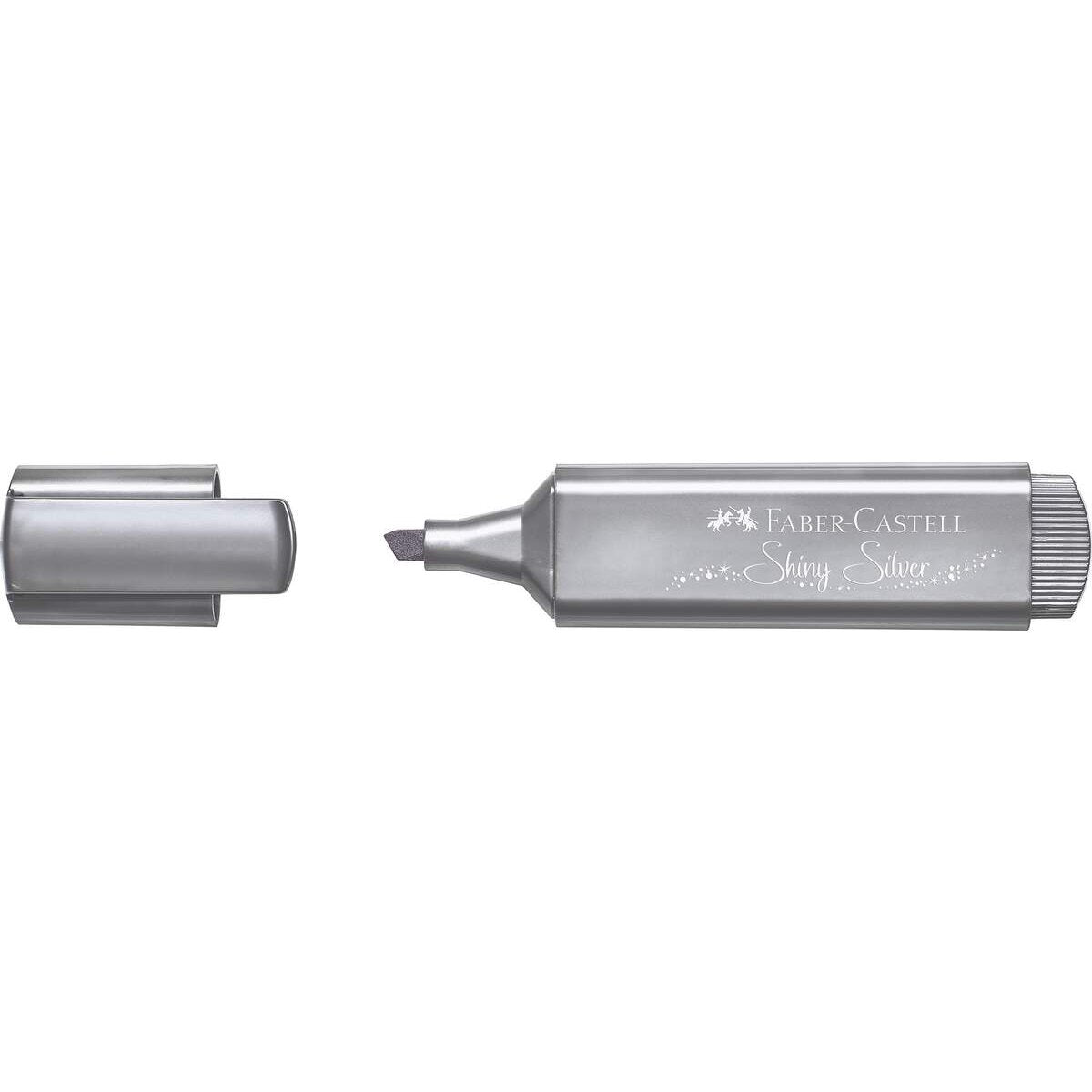 Faber-Castell Textmarker Textliner TL46 Metallic sílber
