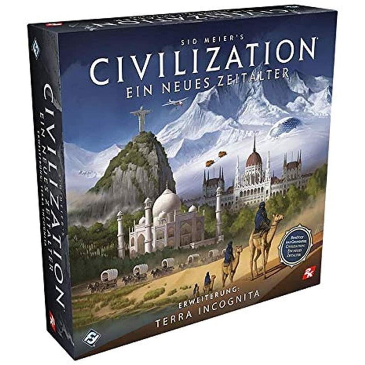 Asmodee Fantasy Flight Games Civilization: Ein neues Zeitalter - Terra Incognita / Erweiterung DE