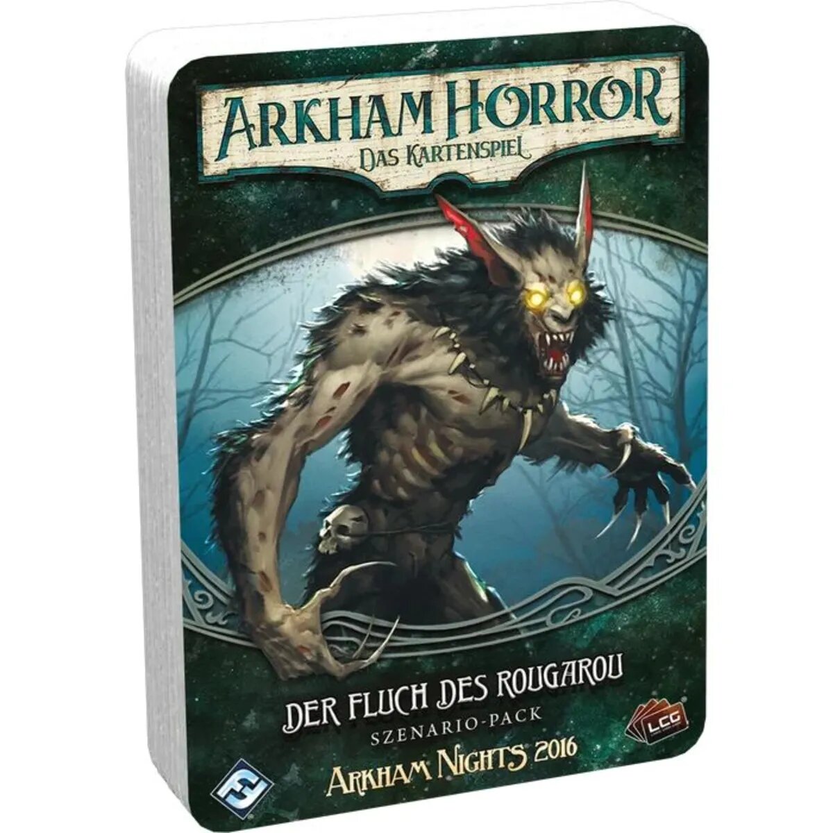 Asmodee FFG Arkham Horror: LCG - Der Fluch des Rougarou