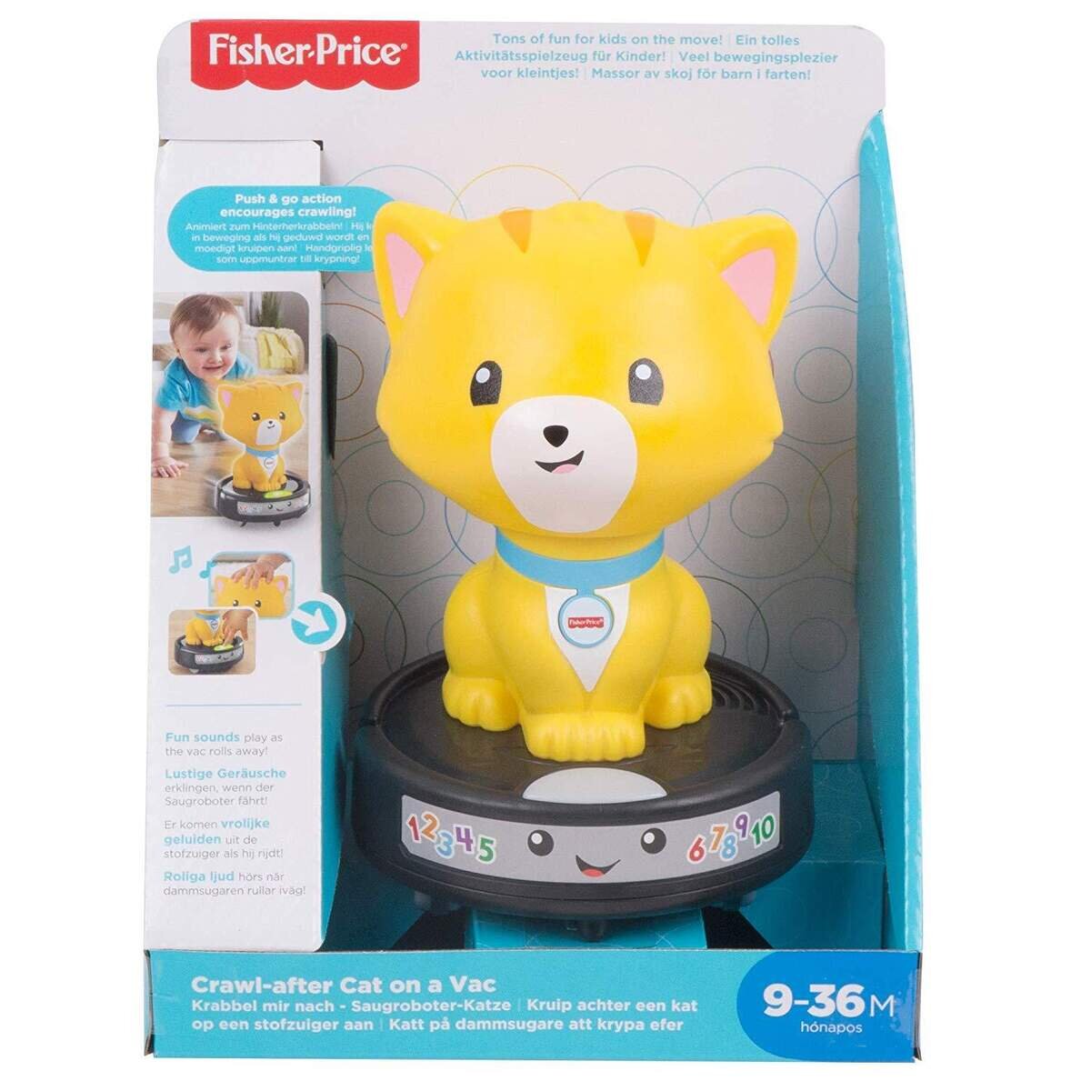 Fisher-Price Krabbel-mir-nach Saugroboter-Katze