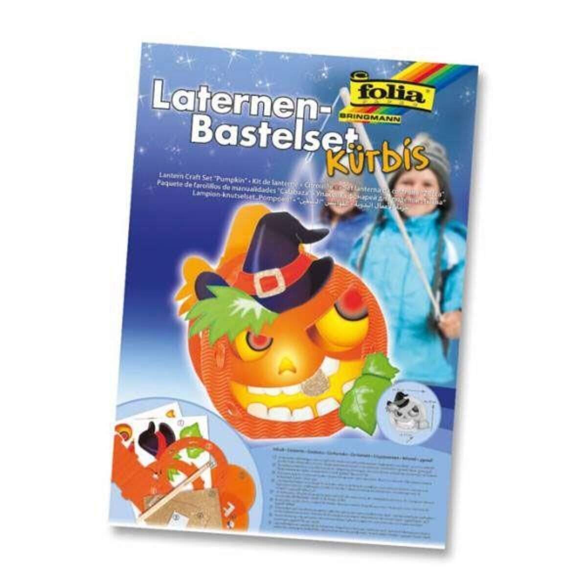 Folia Laternen-Bastelset Kürbis