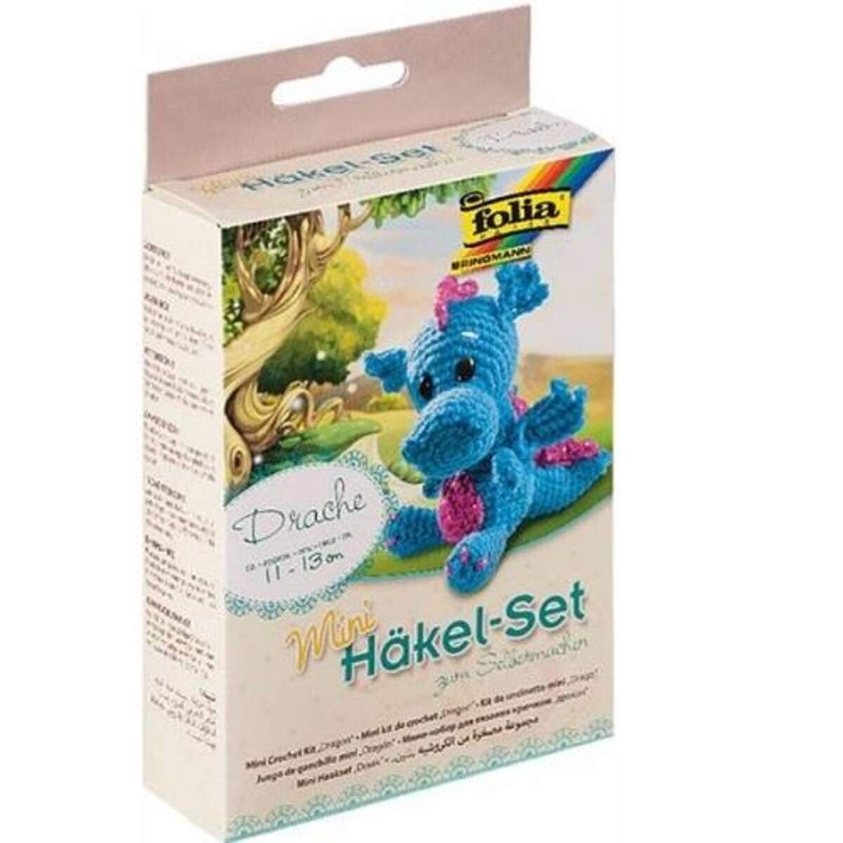 Folia Mini-Häkelset Drache