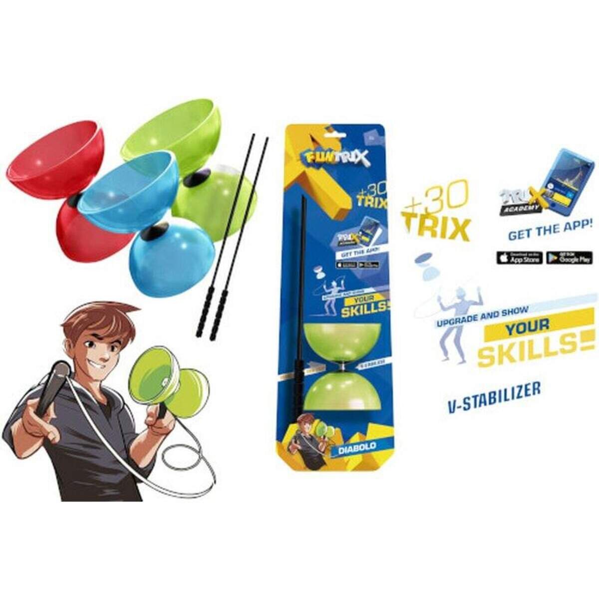 Funtrix Diabolo, 1 Stück sortiert
