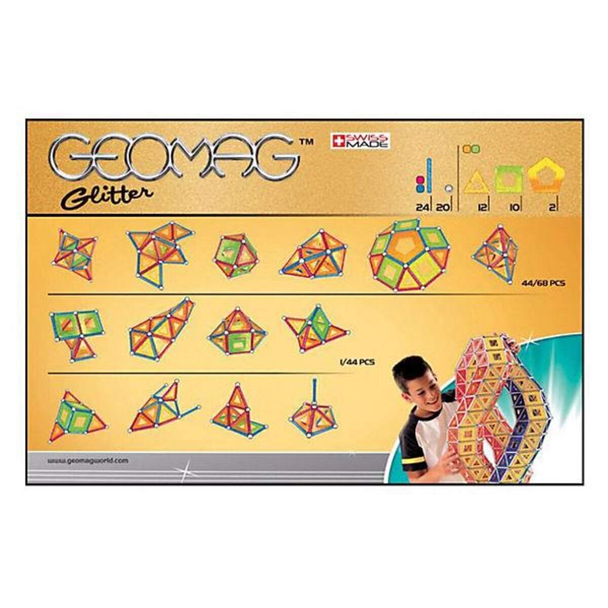Geomag Panel Glitter 68T