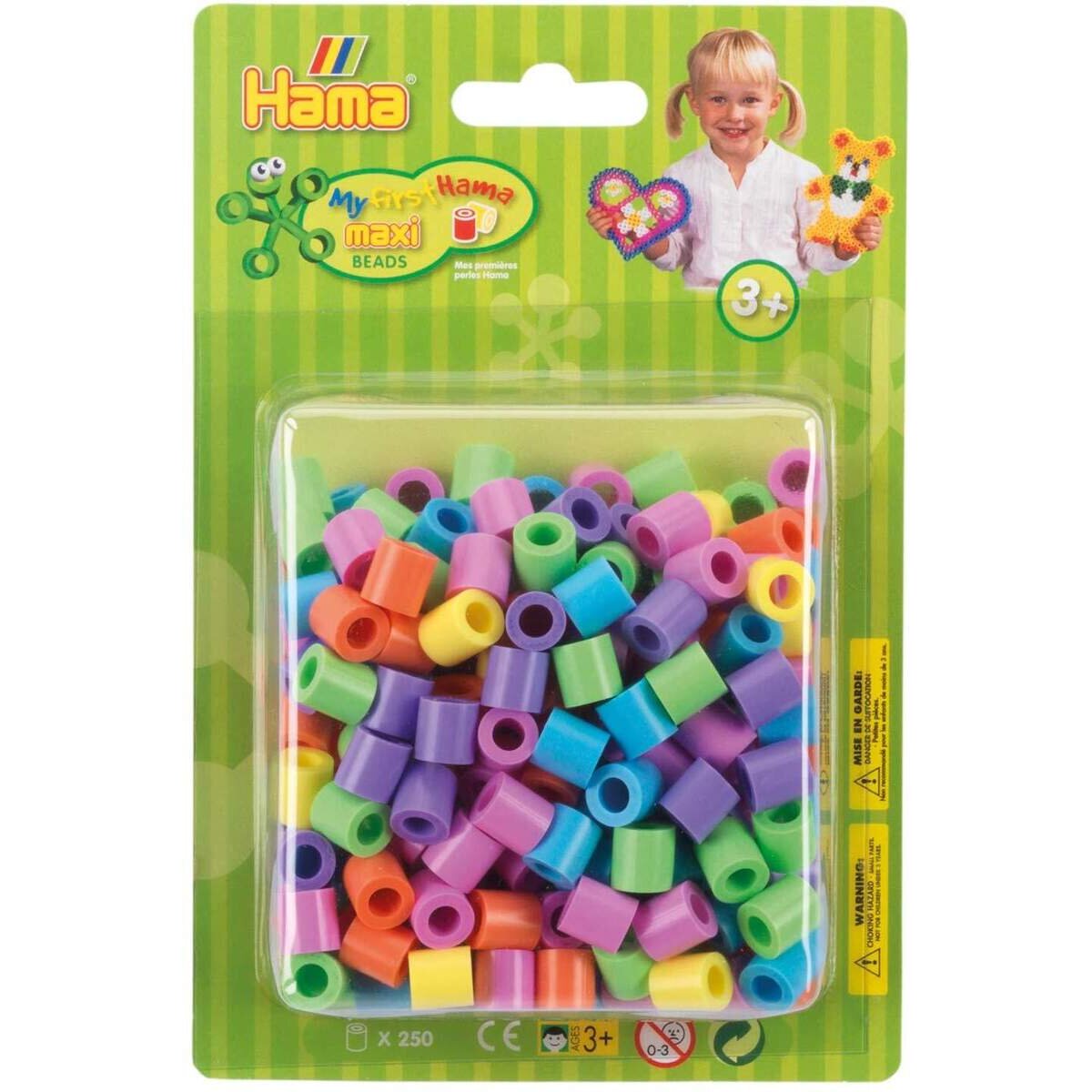 Hama Bügelperlen Maxi Pastellmix, 250 Stück