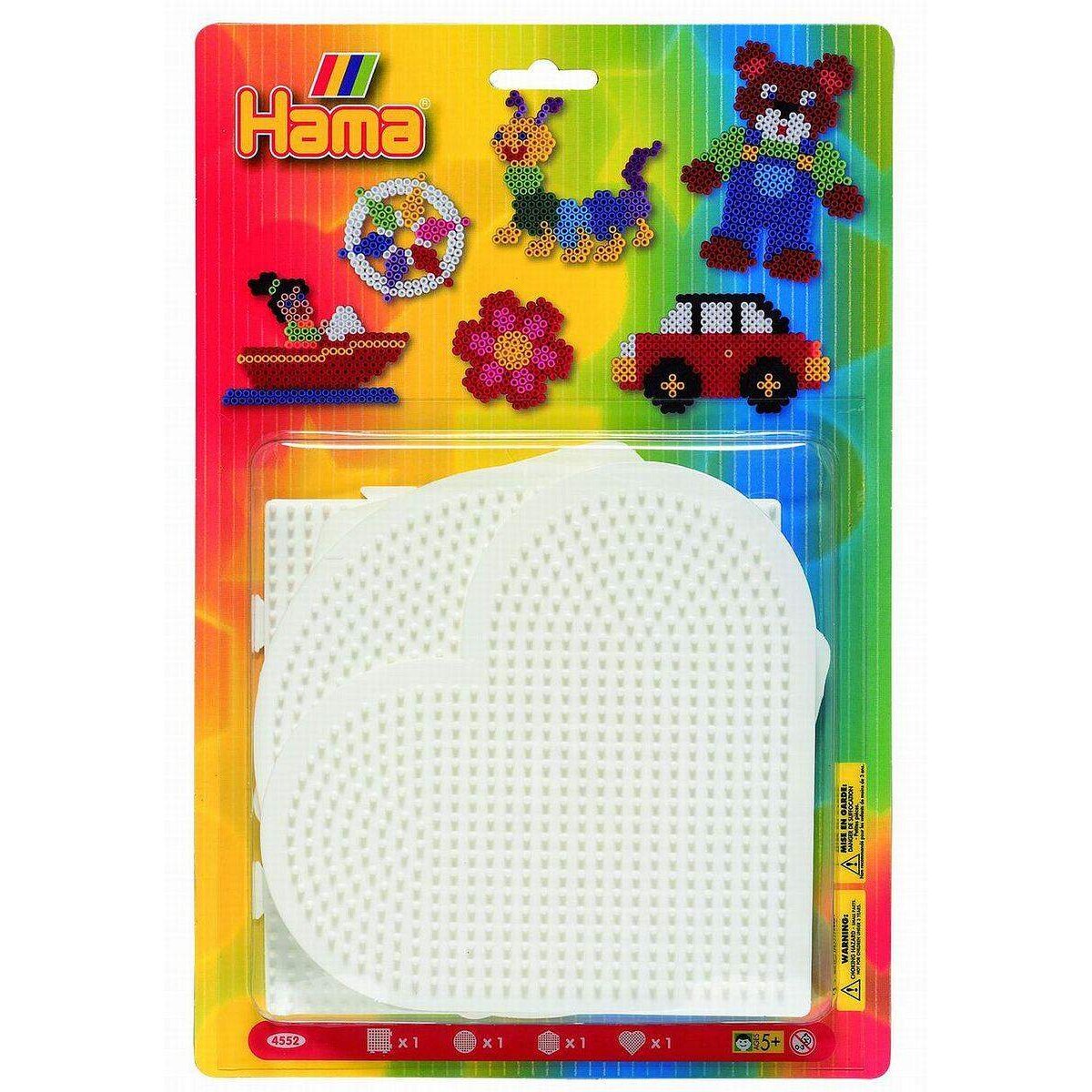 Hama Bügelperlen Stiftplatten midi, groß, 4 Stück