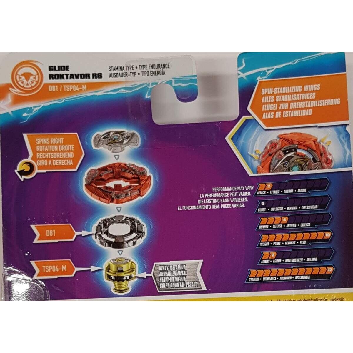 Hasbro Beyblade Burst Surge Speed Storm Glide Roktavor R6