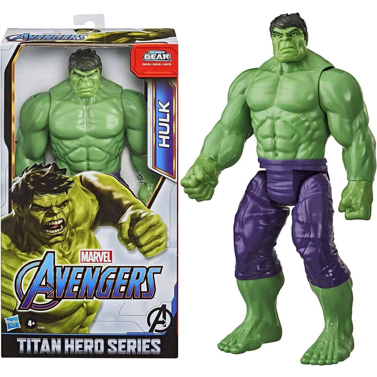 Hasbro Marvel Avengers Titan Hero Series Blast Gear Deluxe Hulk, 30 cm
