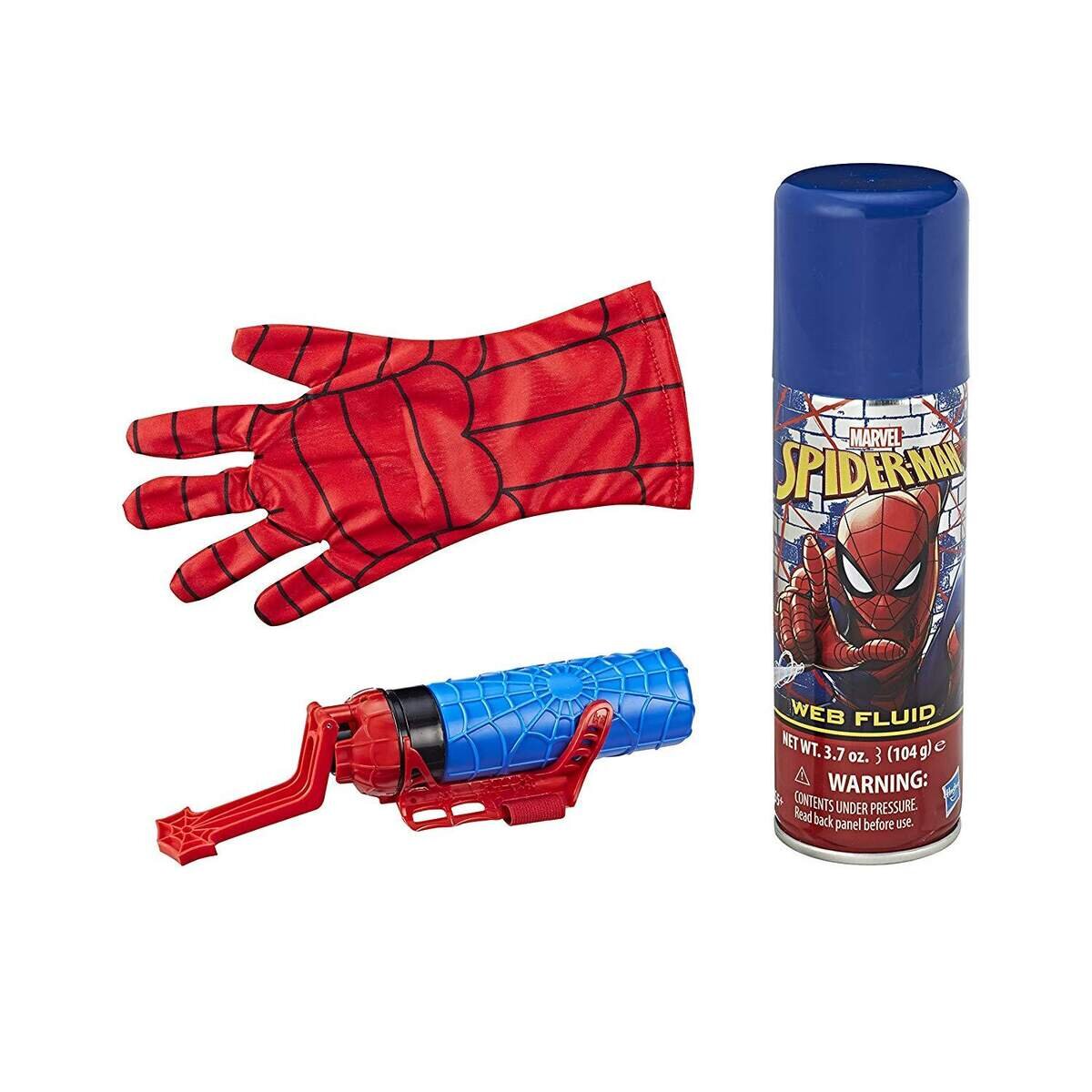 Hasbro Spider-Man Mega Blast Web Shooter mit Handschuh, inklusive Sprühflüssigkeit