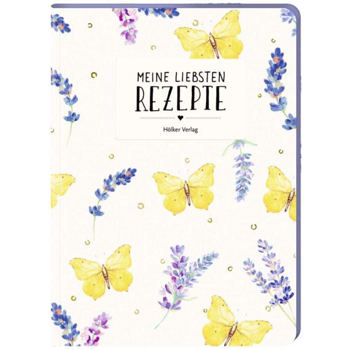 Hölker Verlag Meine liebsten Rezepte - Einschreibbuch (Lavendel)
