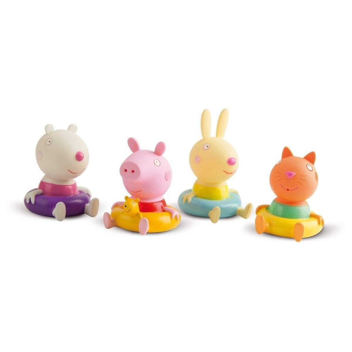 IMC Toys Peppa Pig Badefiguren 4-er Set, 1 Packung, sortiert