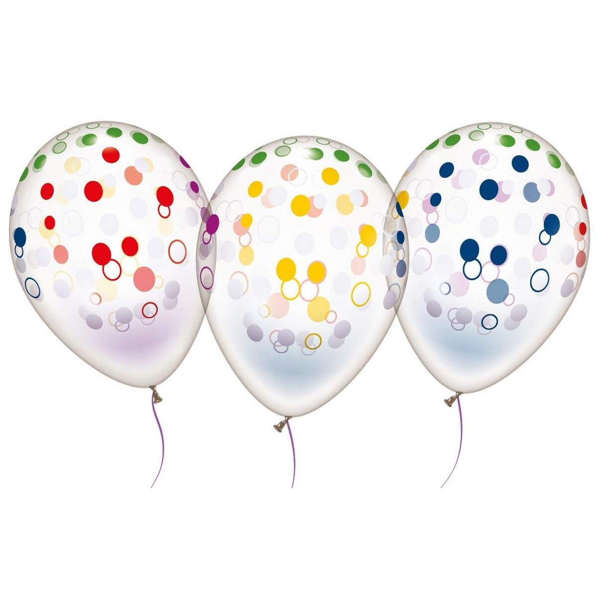 Karaloon Ballon Konfetti Heliumqualität 5 Stück