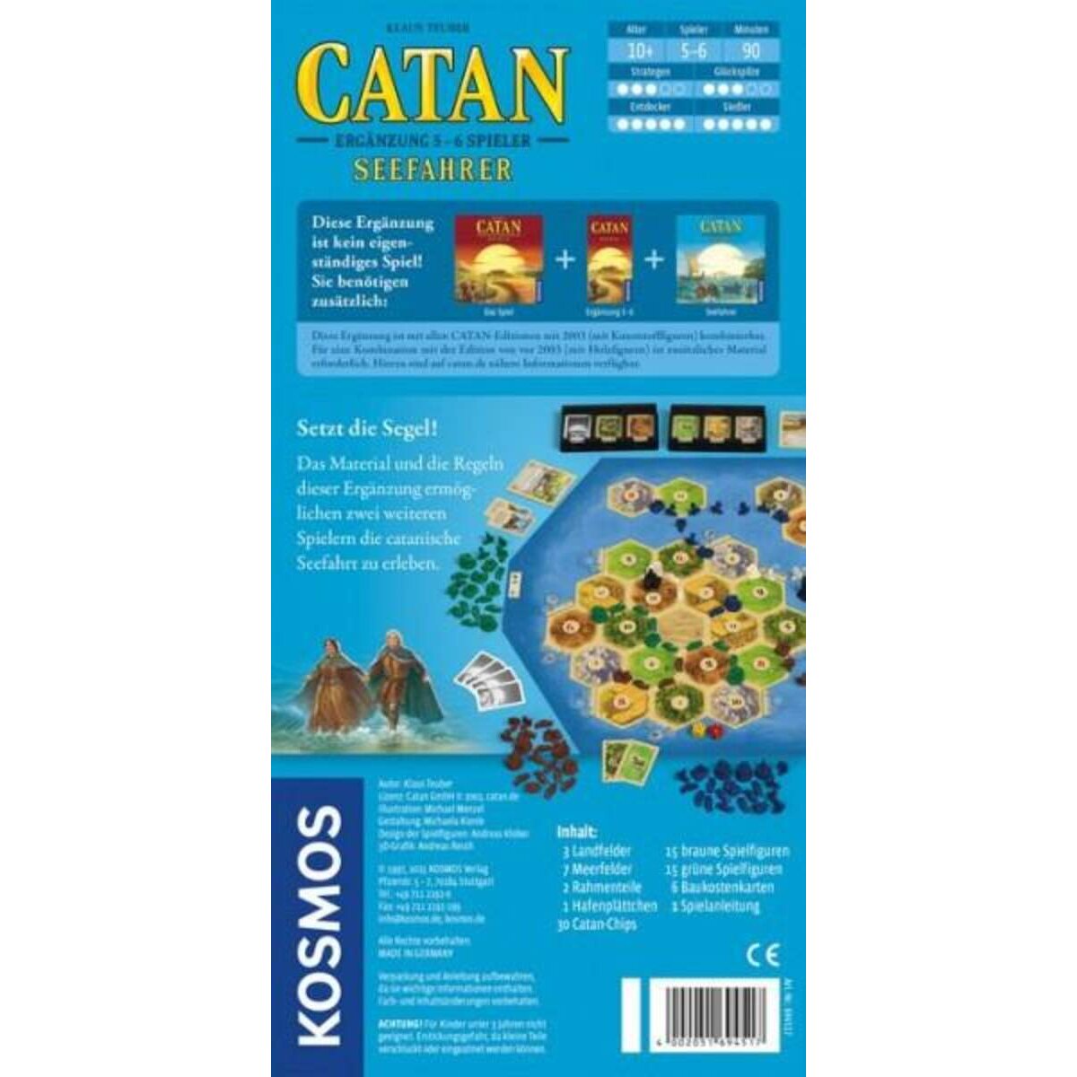 KOSMOS CATAN Erweiterung Seefahrer für 5-6 Spieler