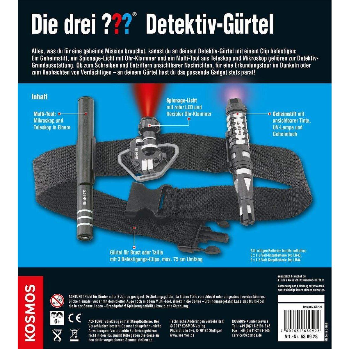 KOSMOS Die drei??? Detektiv-Gürtel