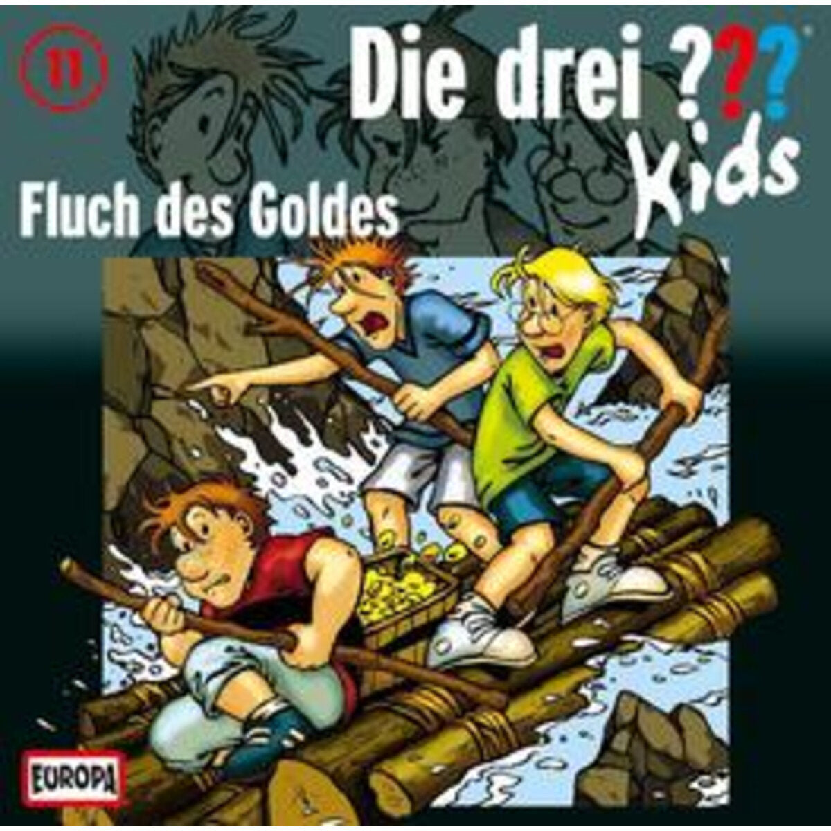 KOSMOS Hörspiel-CD ??? Kids 11 Fluch des Goldes