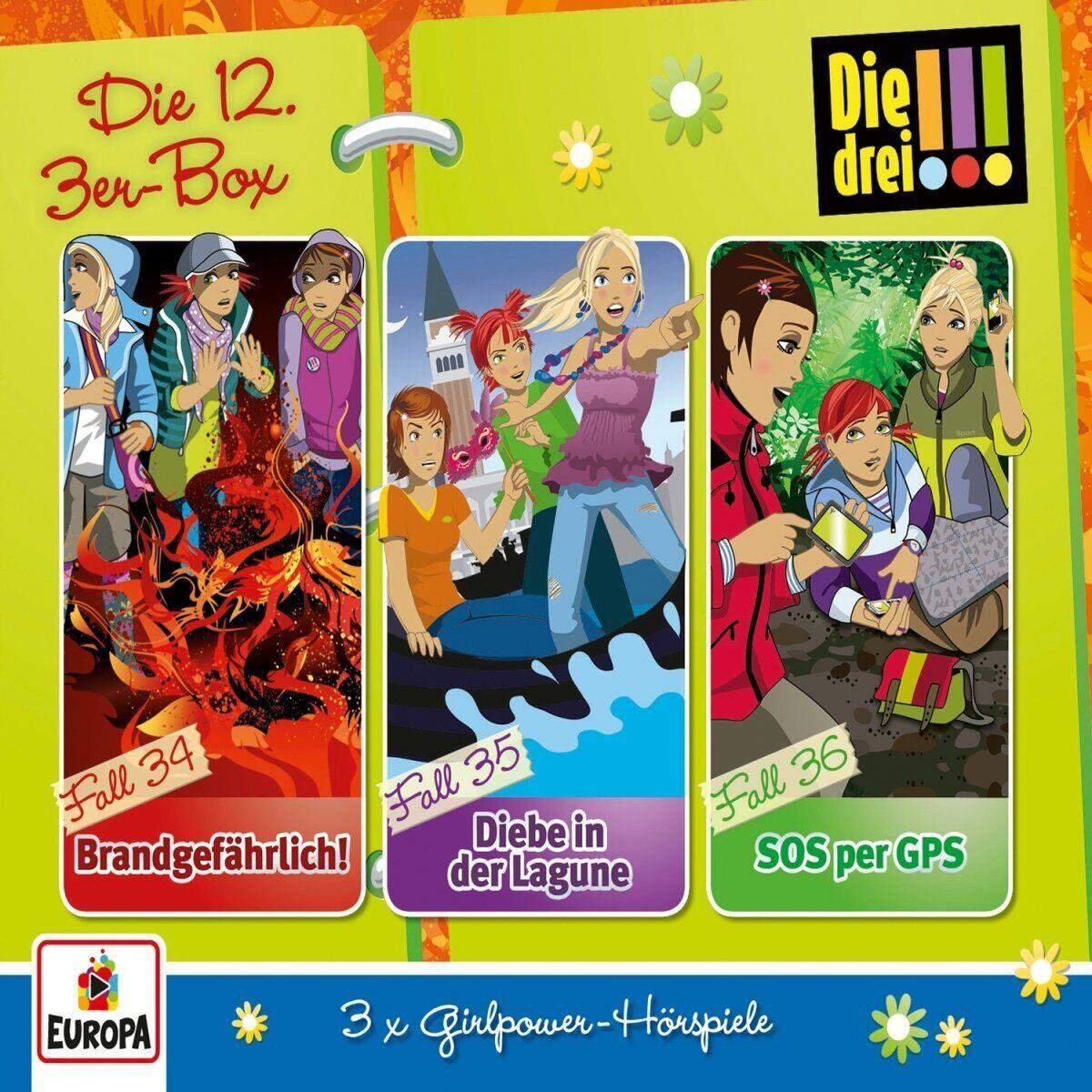 KOSMOS Hörspiel-CD-Box Die drei !!! Folgen 34 - 36