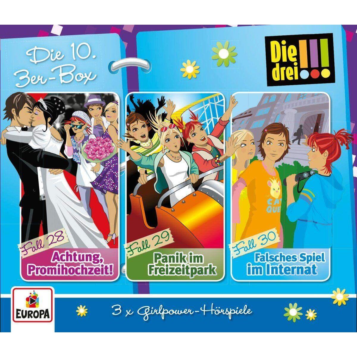 KOSMOS Hörspiel-CD-Box Die drei !!! Folgen 28 - 30