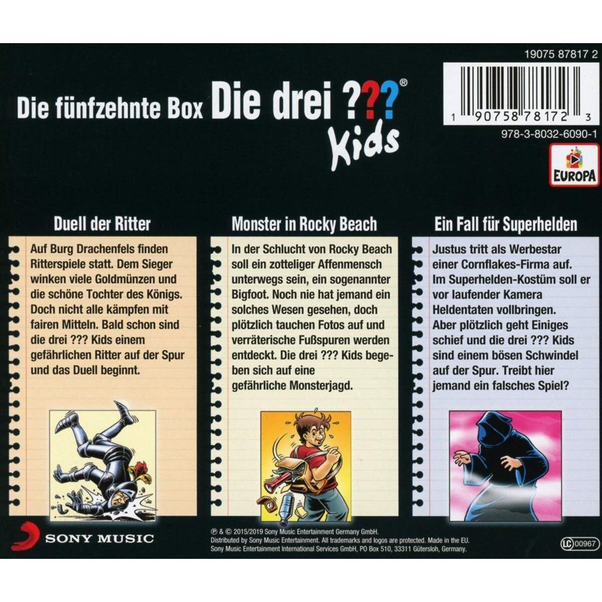 KOSMOS Hörspiel-CD-Box Die drei ??? Kids Folgen 43 - 45
