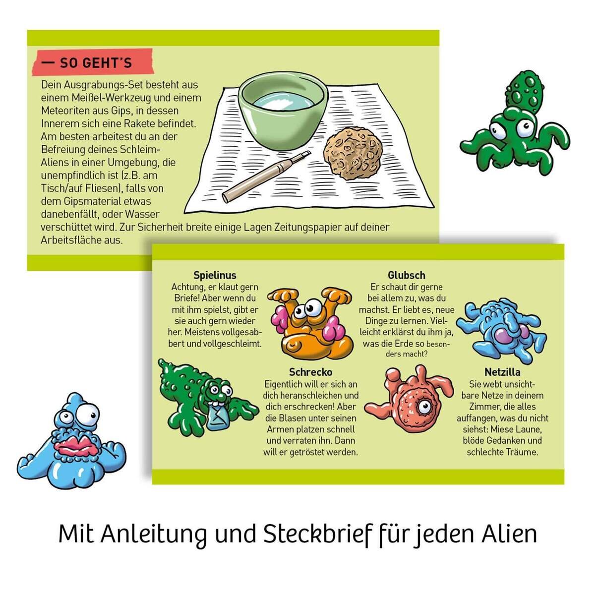 KOSMOS Schleim Aliens Ausgrabungsspaß, sortiert