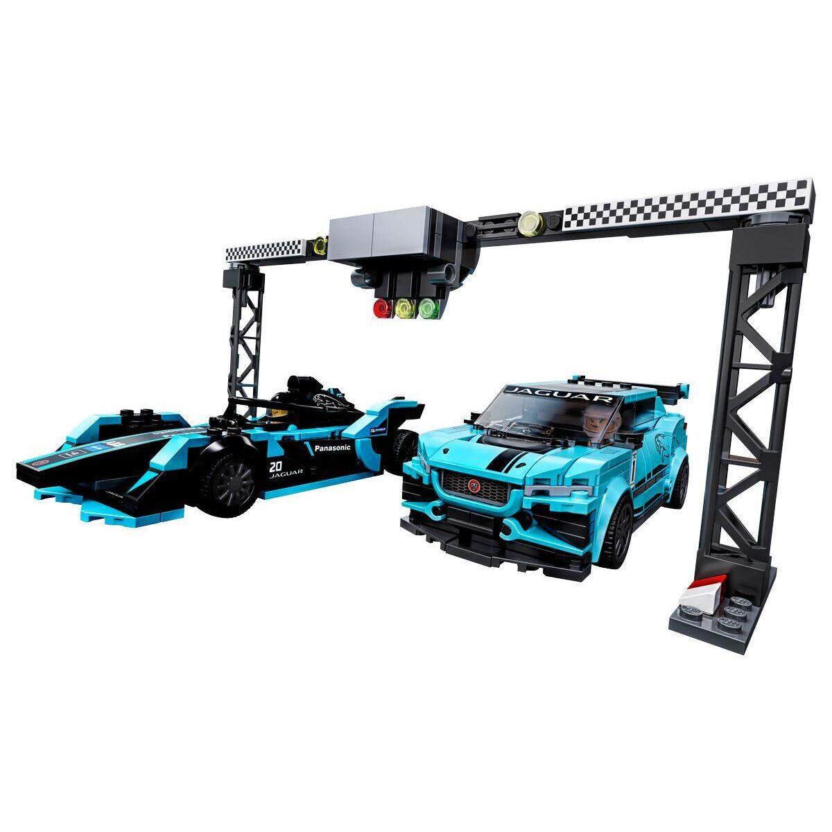 LEGO® Speed Champions 76898 Formula E Panasonic Jaguar Racing GEN2 car & Jaguar I-PACE eTROPHY