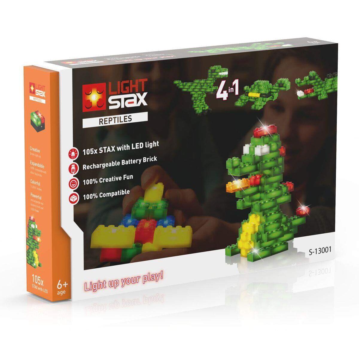 LIGHT STAX® Reptiles 4 in 1, 105 Teile