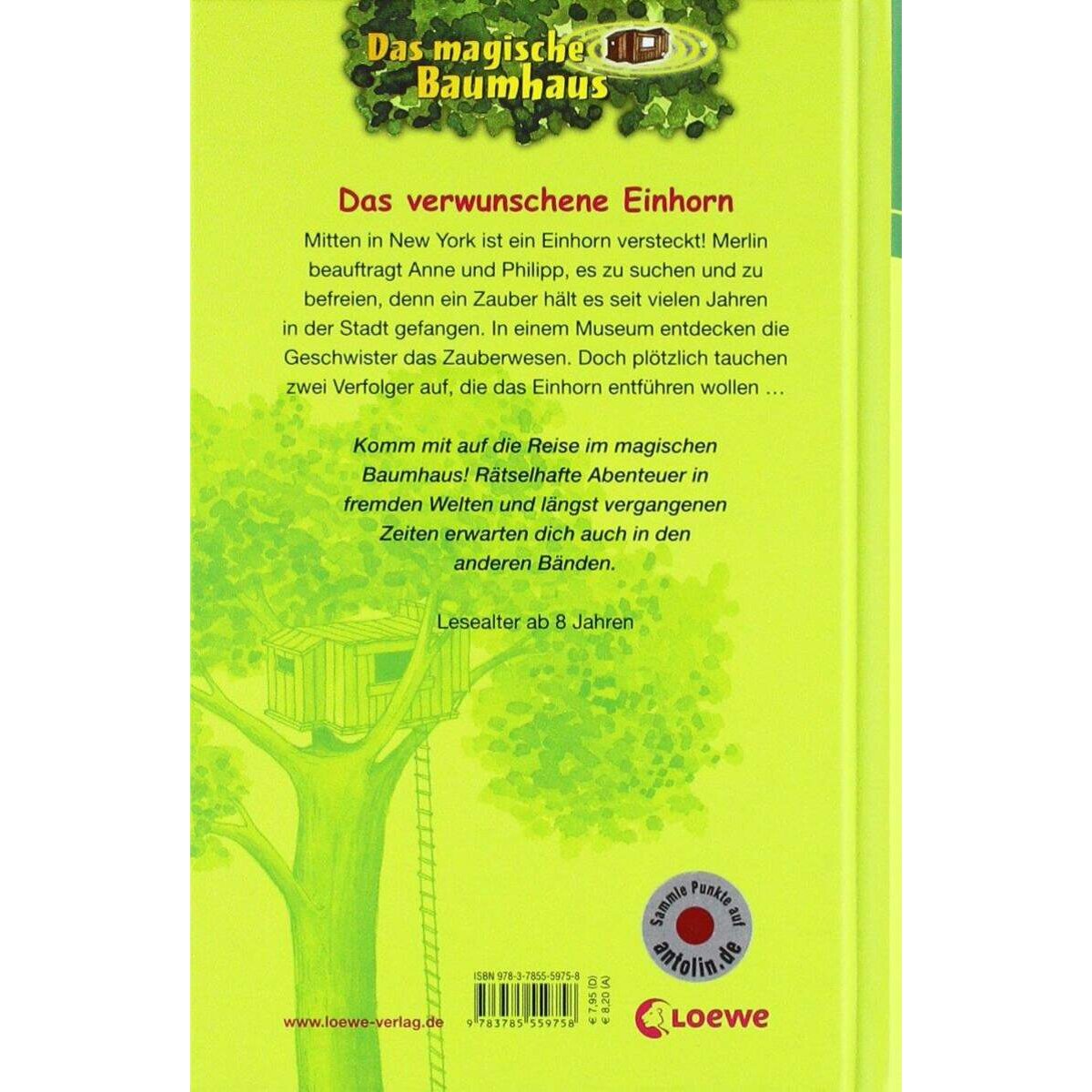 Loewe Das magische Baumhaus 34 - Das verschwundene Einhorn