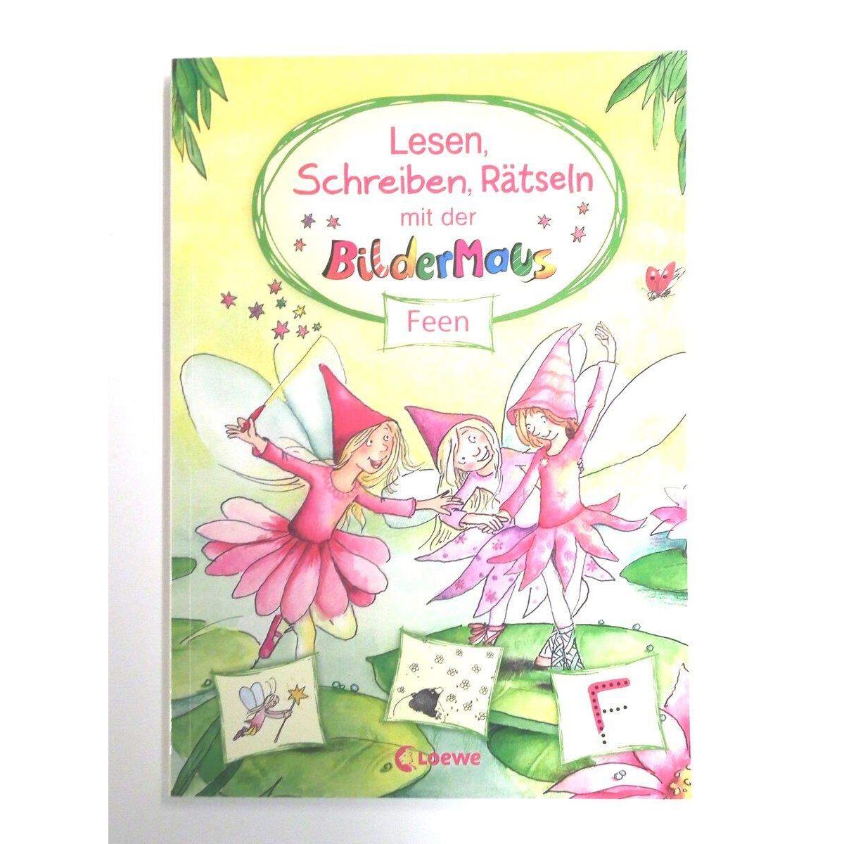 Loewe Lesen, Schreiben, Rätseln mit der Bildermaus Feen