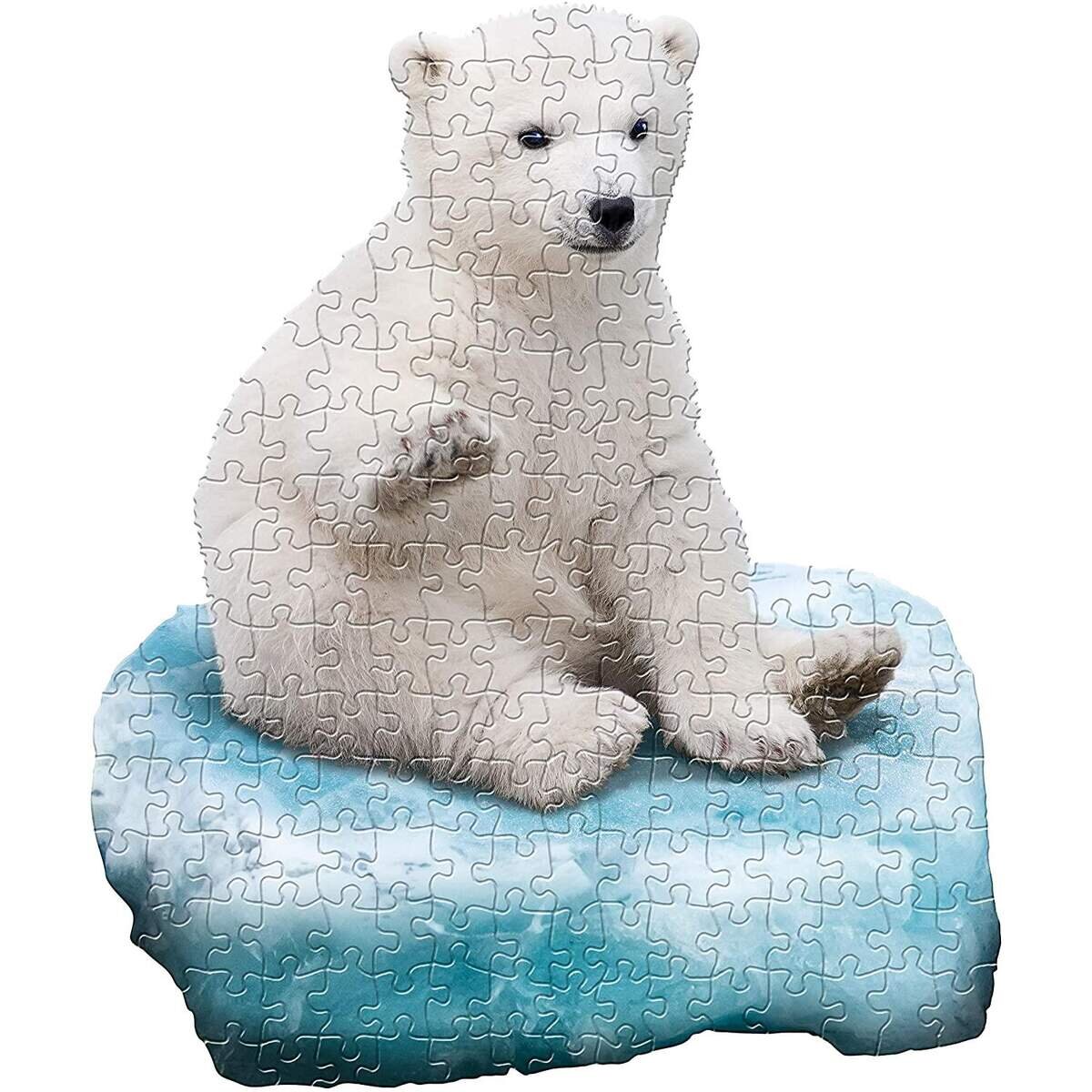 MADD CAPP Konturenpuzzle Junior Eisbär, 100 Teile