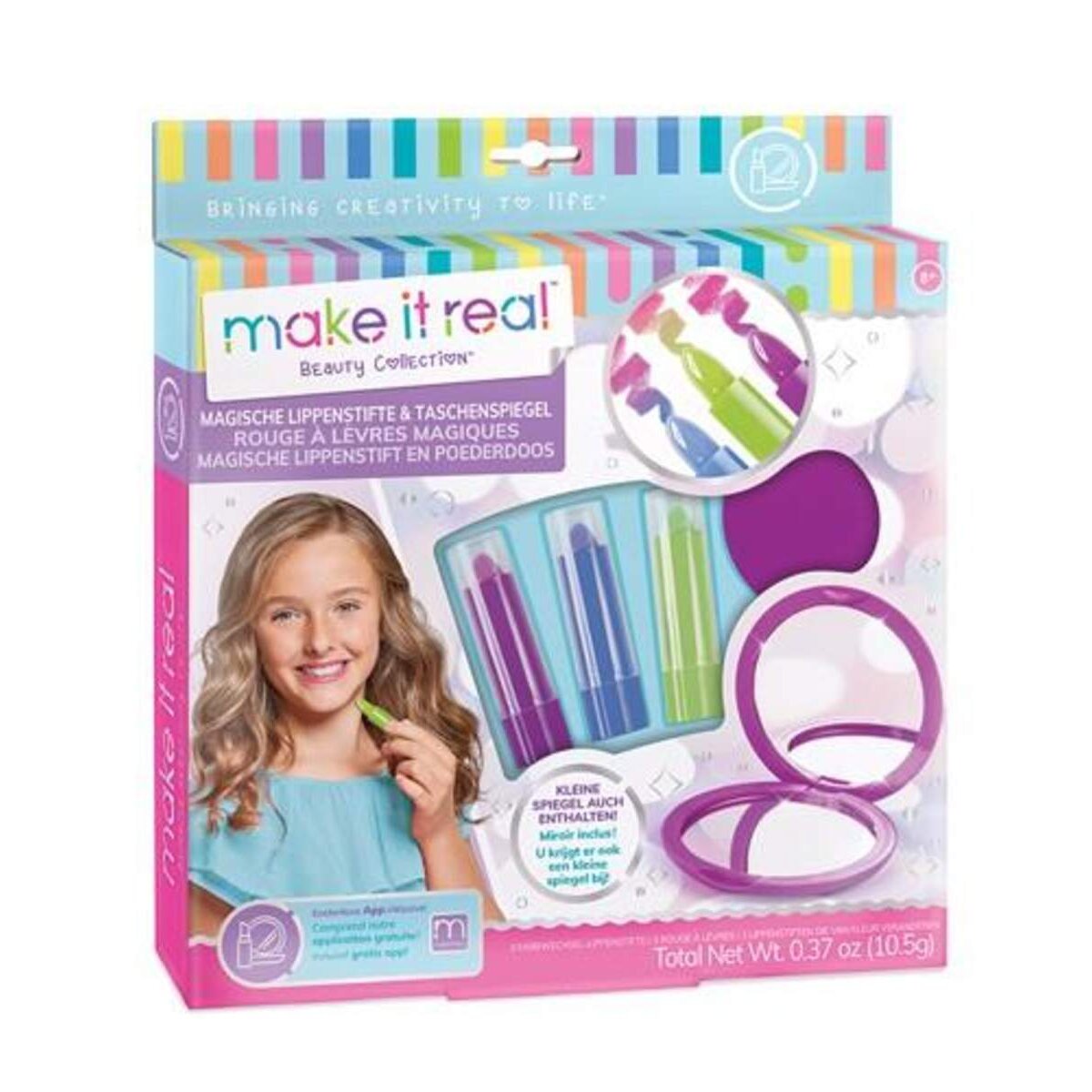 make it real Magische Lippenstifte & Taschenspiegel