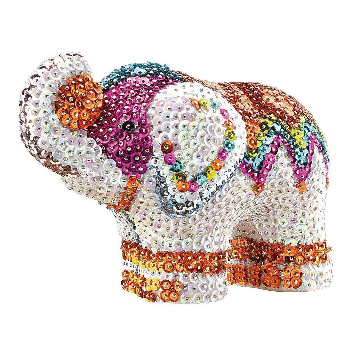 Mammut 3D Sequin Art Elefant