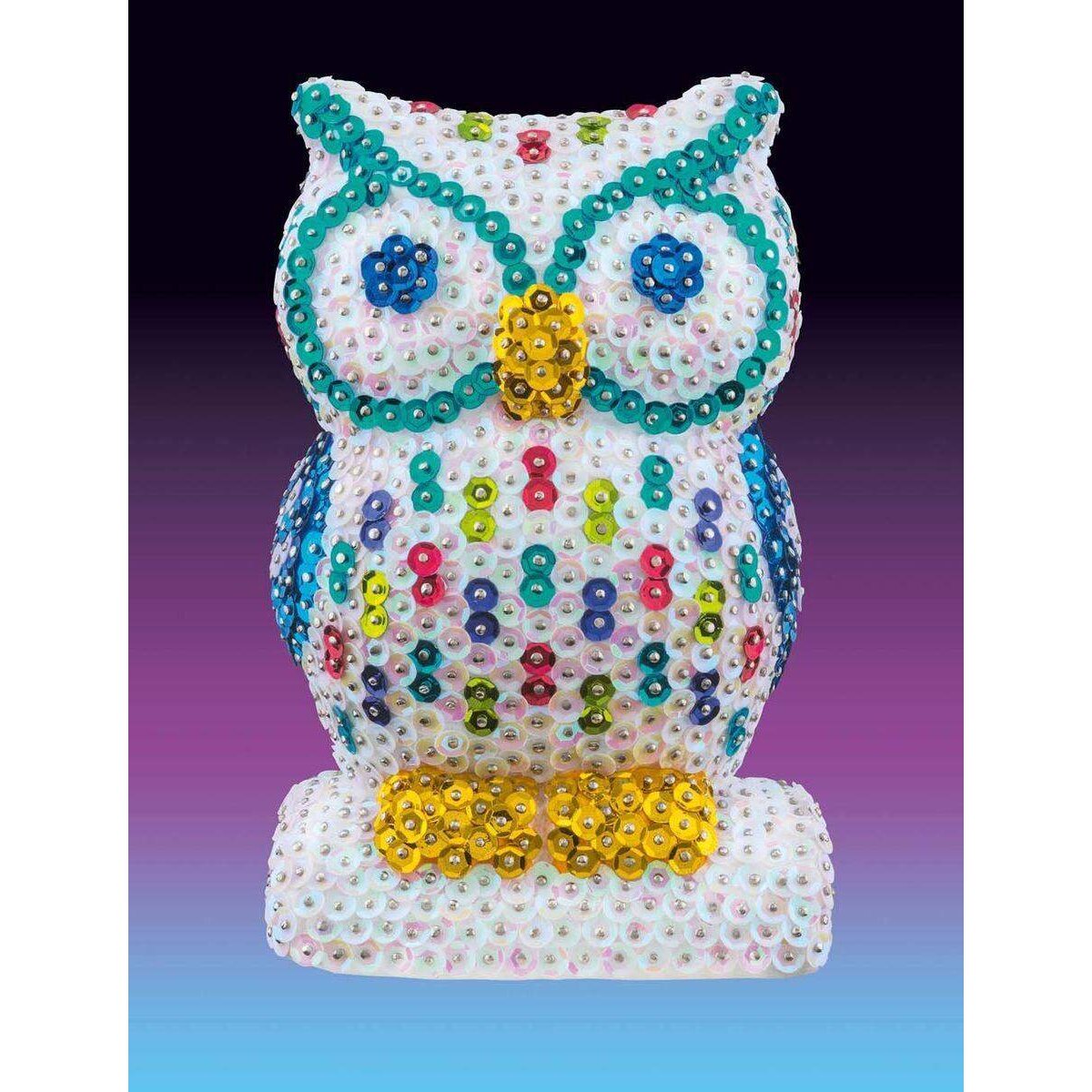 Mammut 3D Sequin Art Eule
