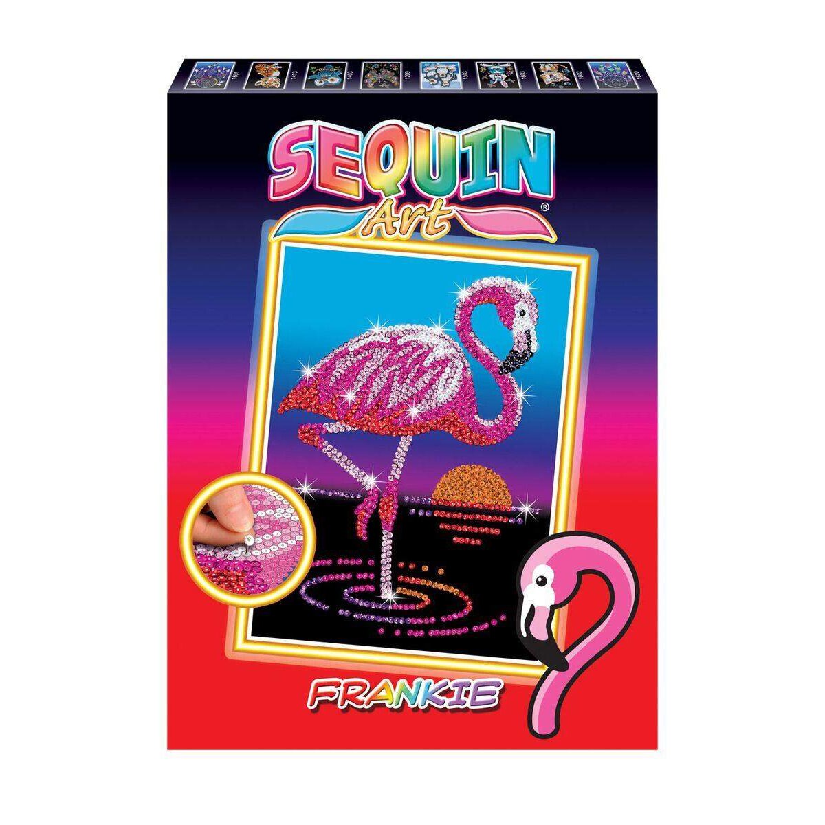 Mammut Sequin Art Red Flamingo, ca. 36 x 27 cm