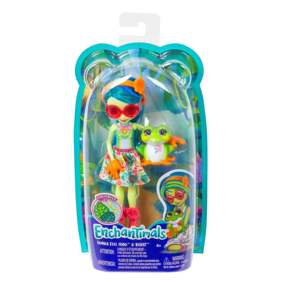 Mattel Enchantimals Tamika Tree Frog & Burst