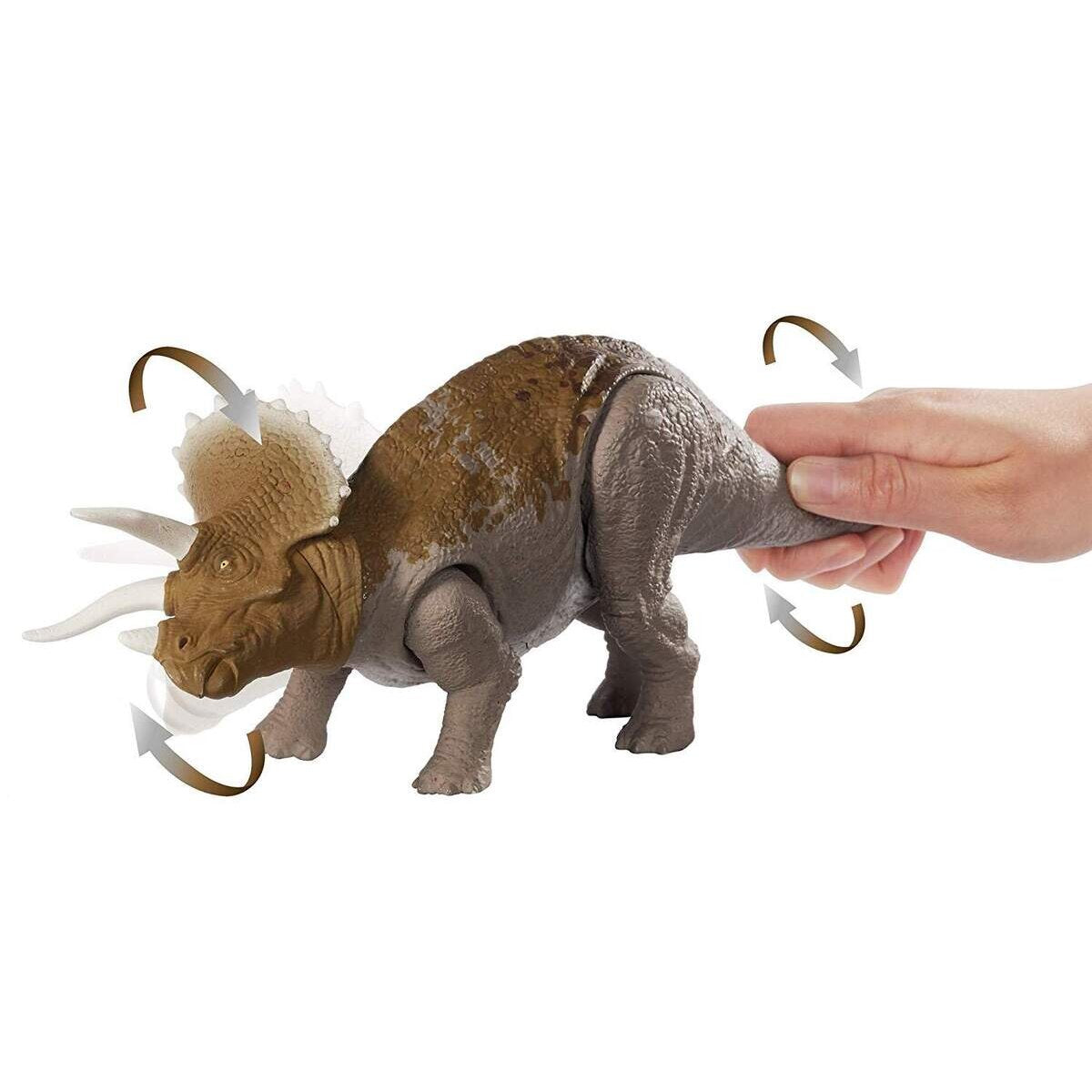 Mattel Jurassic World Brüll-Attacke Triceratops