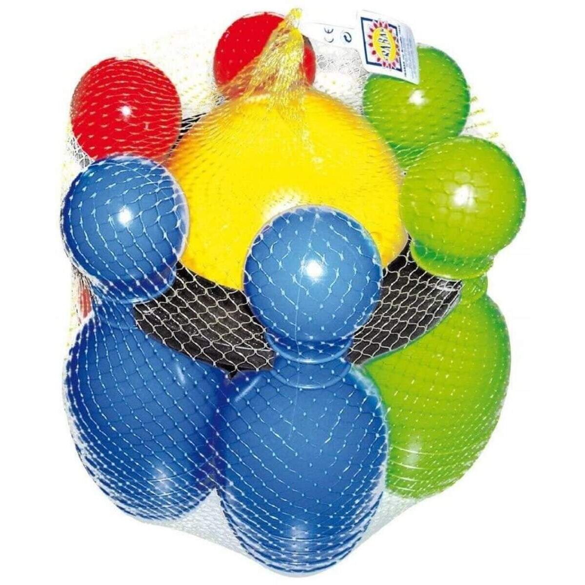 Molteni Kegelspiel mit 6 Kegeln, 31 cm
